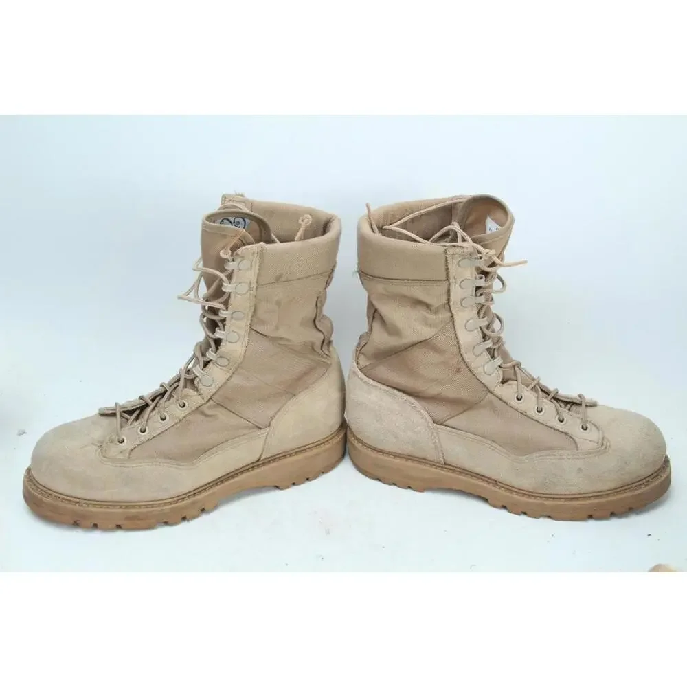 Vintage Corcoran Coyote Suede Marauder Military Jump Boots Y2K usa 4380 9.5 M